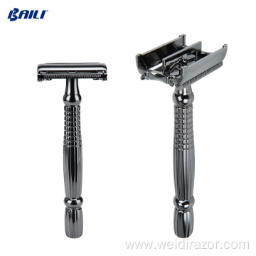 Double Edge Safety Razor Long Handle Shaver For Man